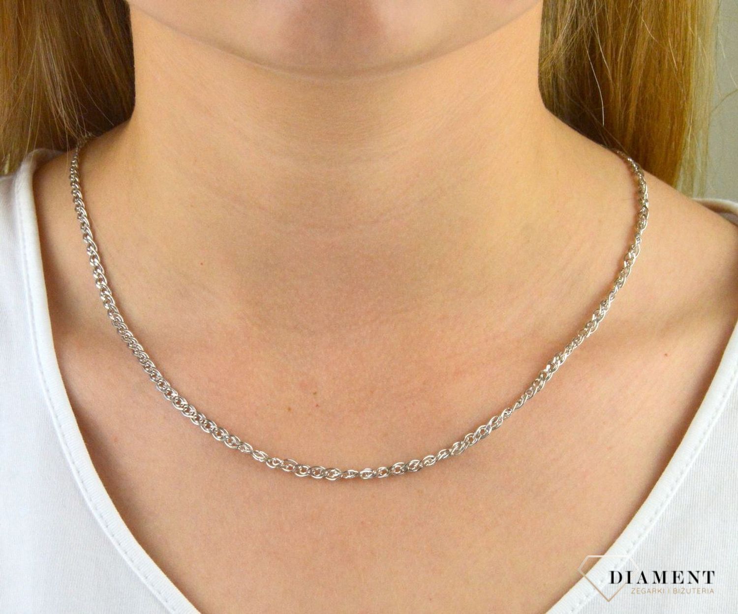 Srebrny Łańcuszek Mona Lisa rodowany DIA-LAN-5984-925 3,4mm. Łańcuszek srebrny. Łańcuszek srebrny rodowany. Łańcuszek o splocie Mona Lisa. Łańcuszek srebrny Mona Lisa idealny na prezent (2).jpg